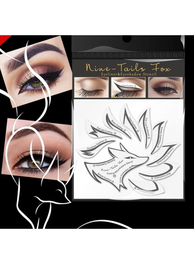 Eyeliner stencil stickers for a perfect eye look – 12 pieces - Image 5
